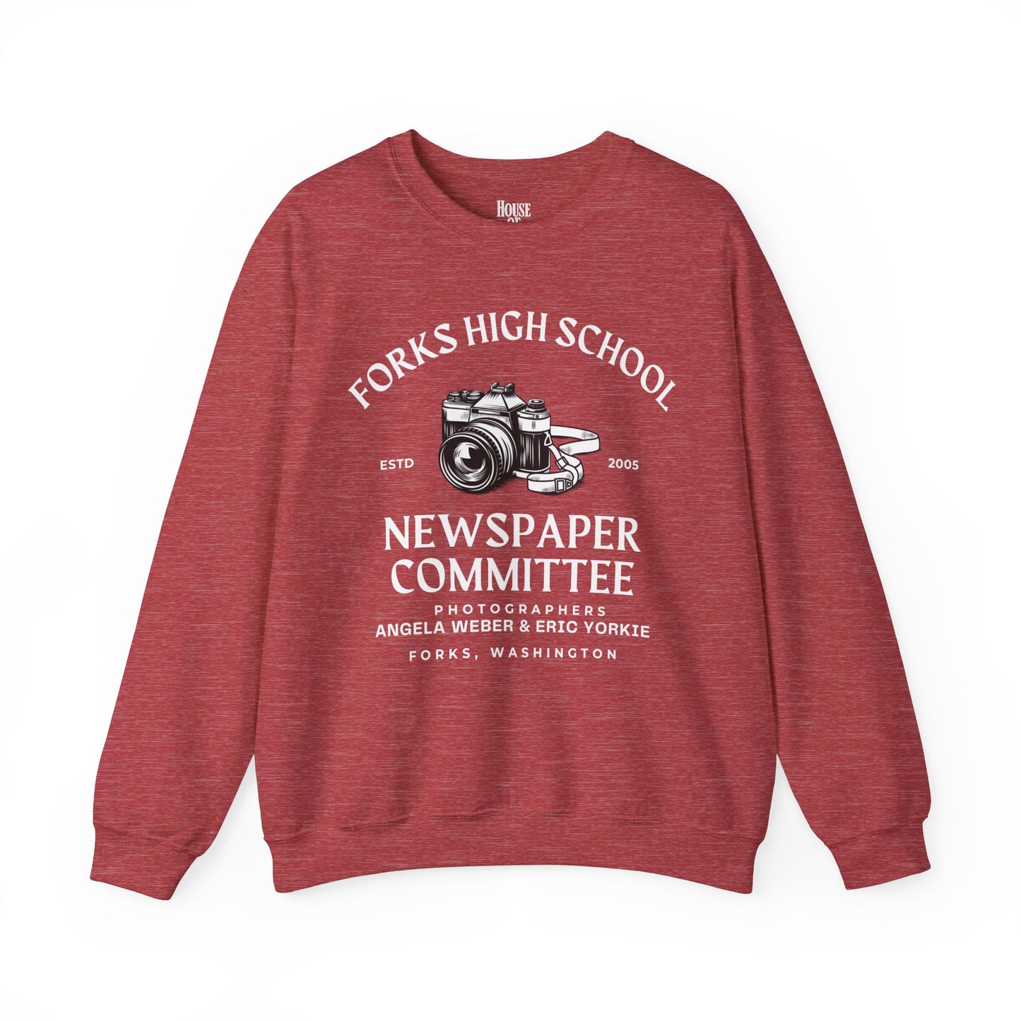 Twilight Saga Book Movie Sweatshirt - Forks High School Newspaper Committee