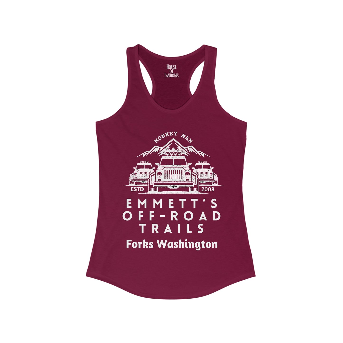 Twilight Saga Movie Book Shirt Tank - Emmett Cullen