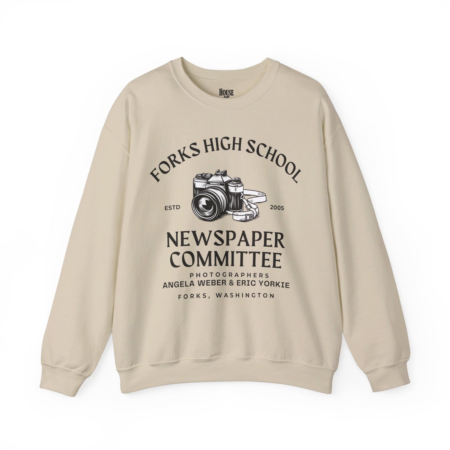 Twilight Saga Book Movie Sweatshirt - Forks High School Newspaper Committee