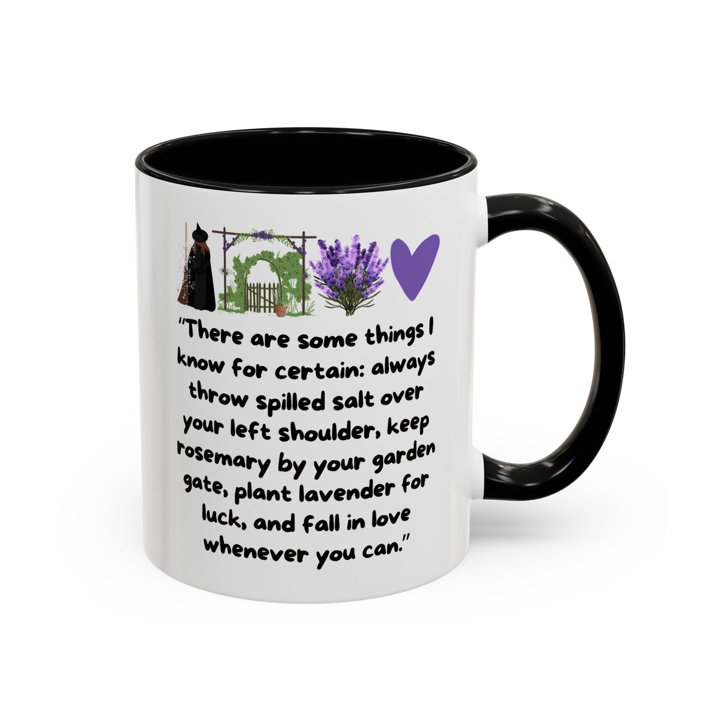 Practical Magic Colored Handle 11 oz or 15 oz Coffee Mug