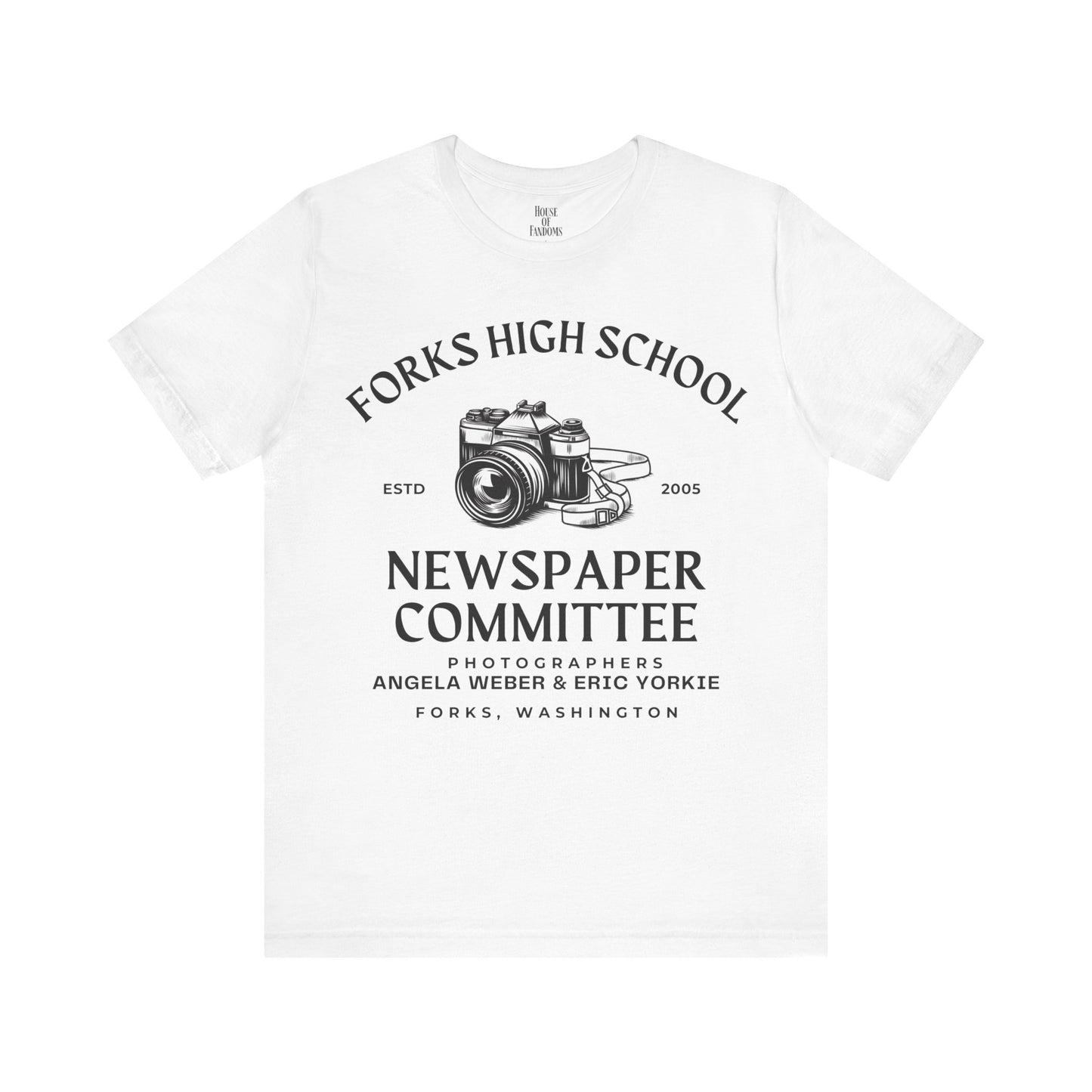 Twilight Saga Movie Book Shirt - Forks High School Newspaper Committee