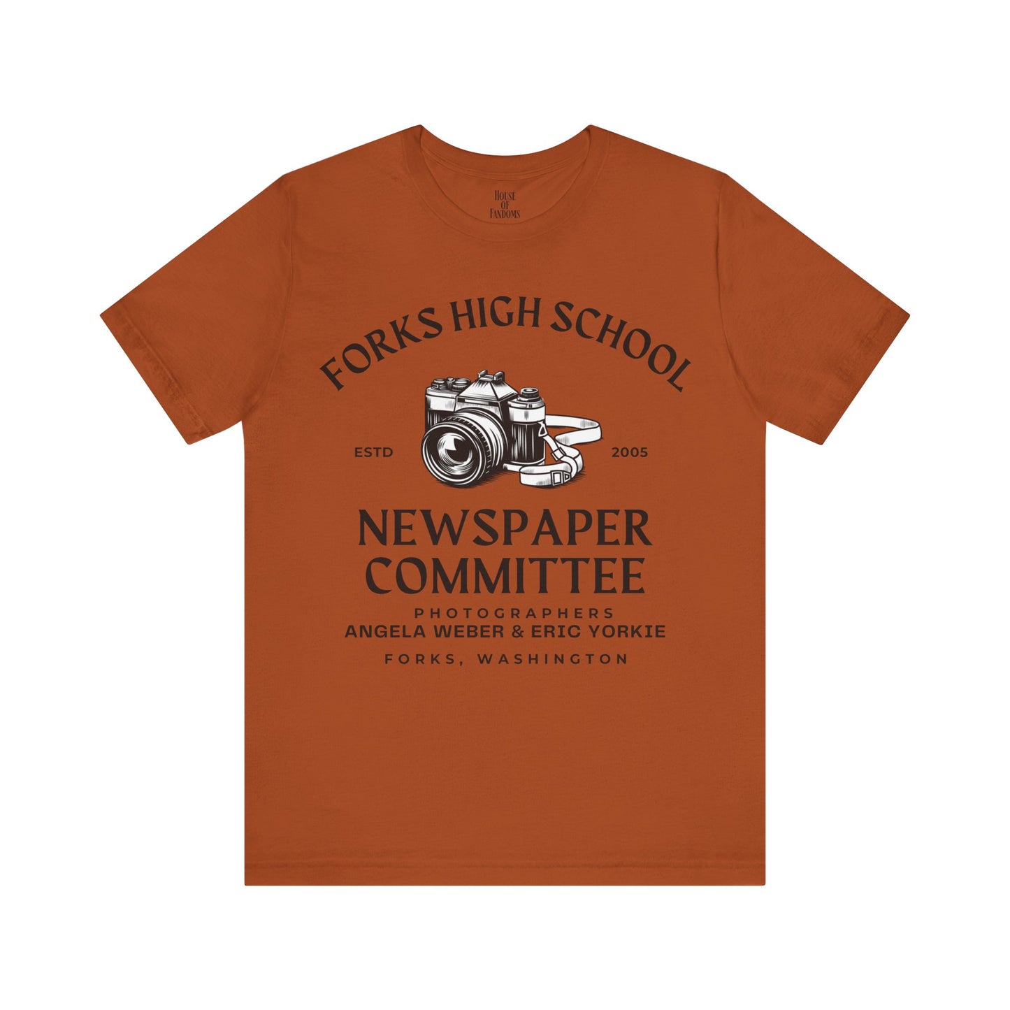 Twilight Saga Movie Book Shirt - Forks High School Newspaper Committee