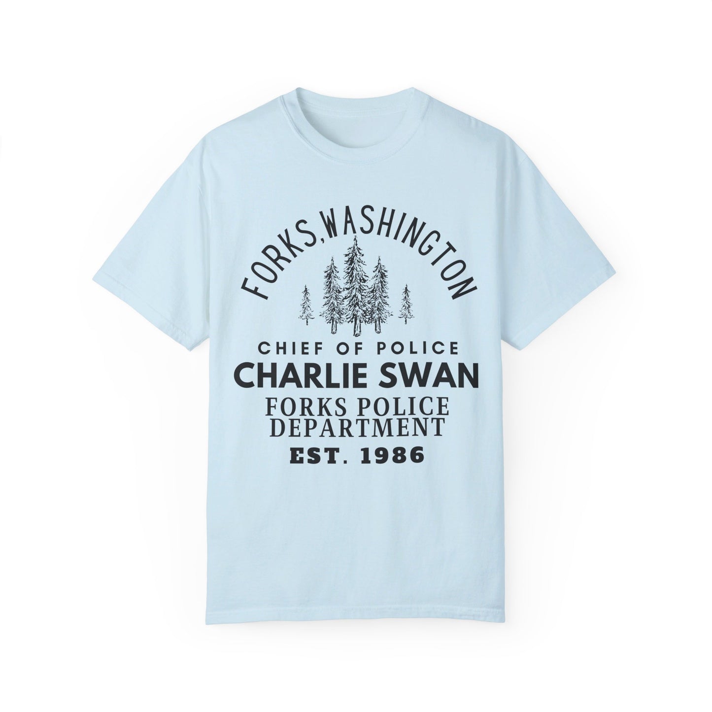 Comfort Colors® Twilight Saga Movie Book Shirt - Sheriff Charlie Swan