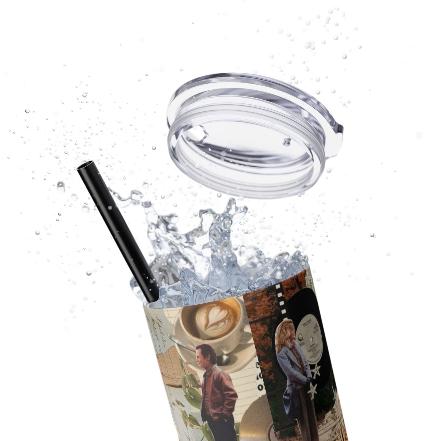 Copy of When Harry Met Sally Romantic Movie Romcom 20oz Skinny Tumbler with Straw