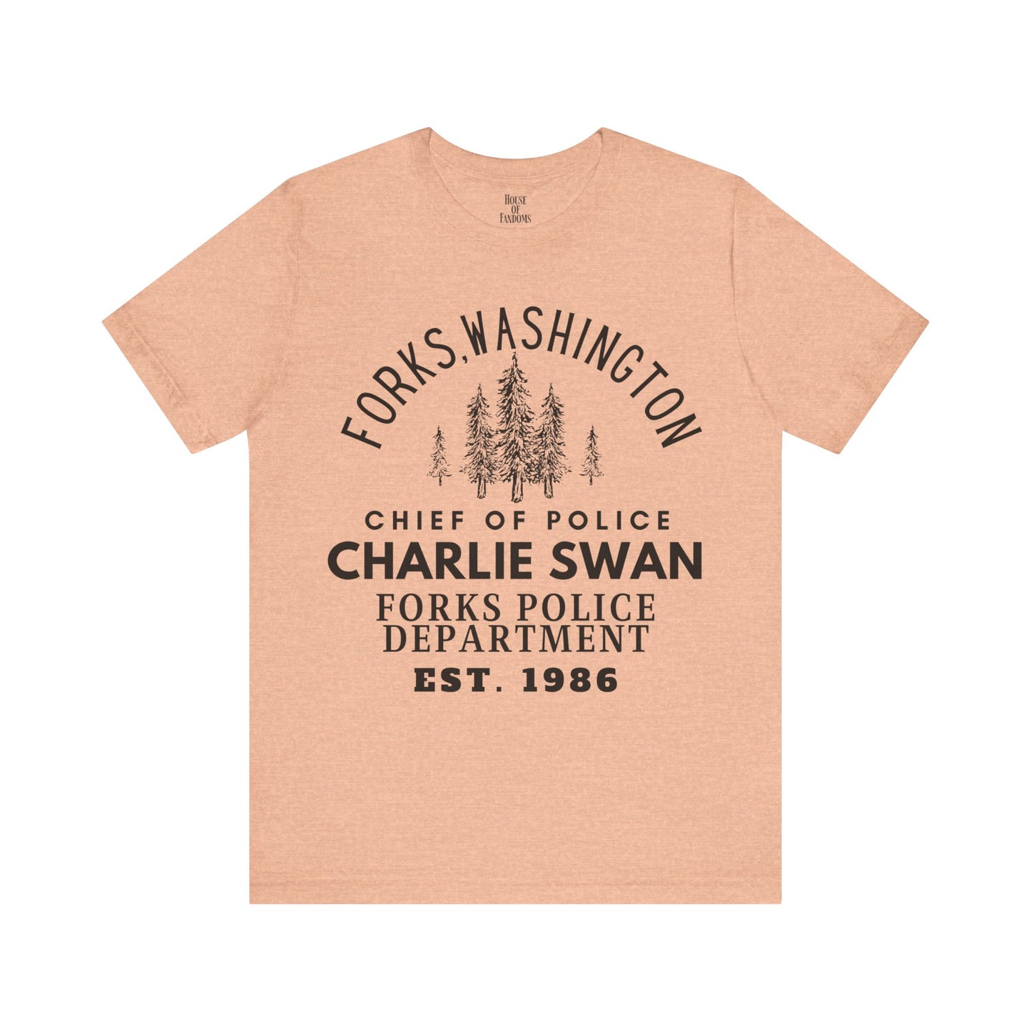 Twilight Saga Movie Book Shirt - Sheriff Charlie Swan