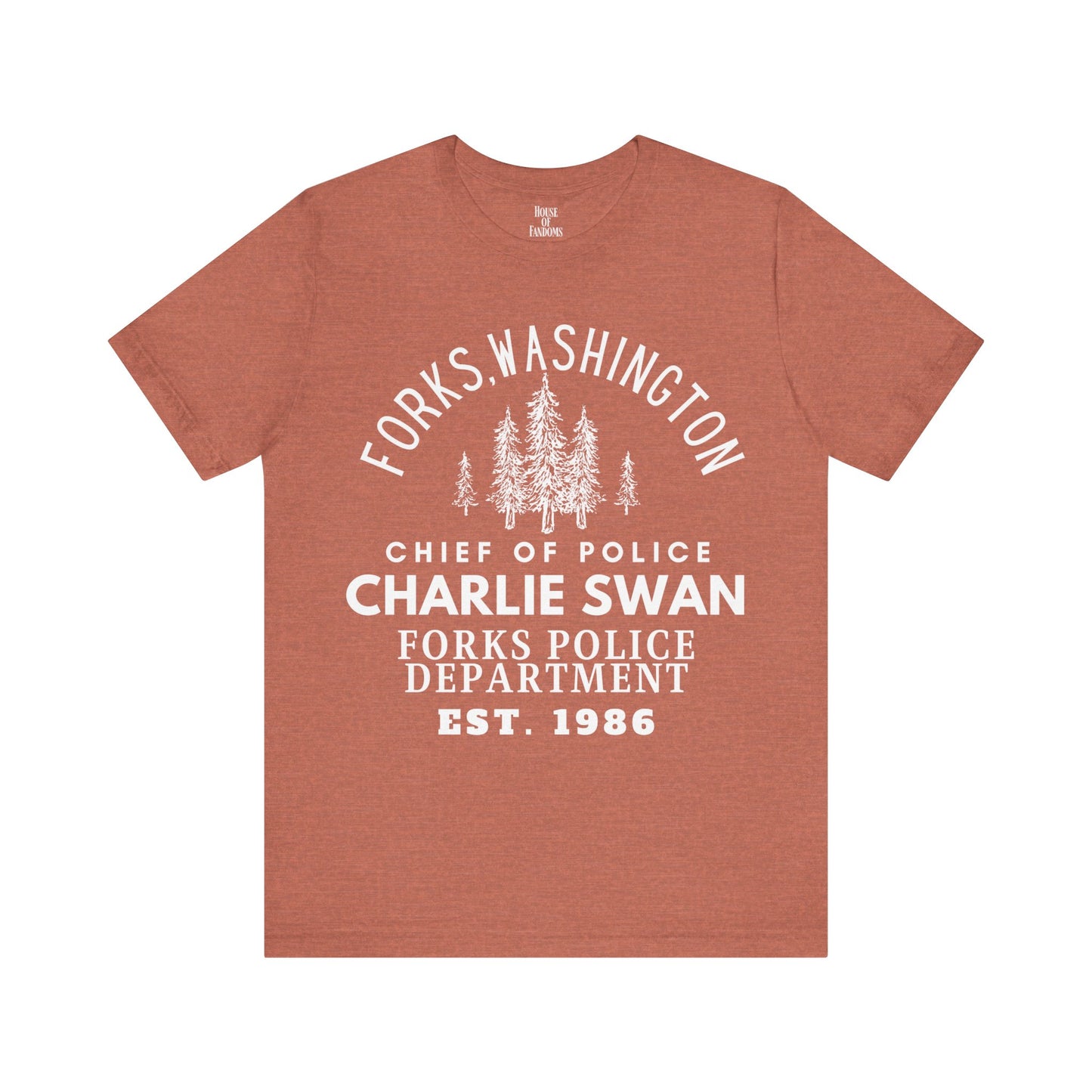 Twilight Saga Movie Book Shirt - Sheriff Charlie Swan