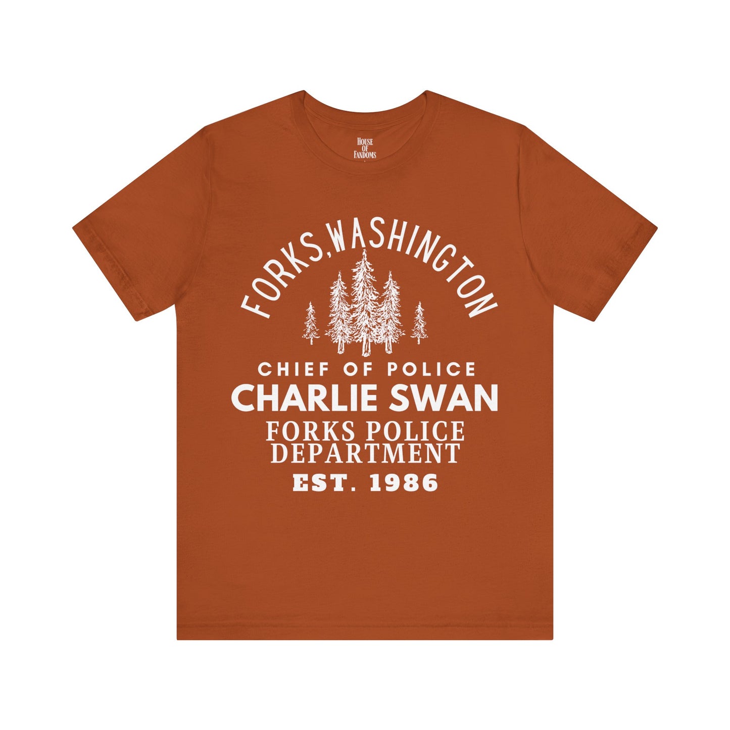 Twilight Saga Movie Book Shirt - Sheriff Charlie Swan