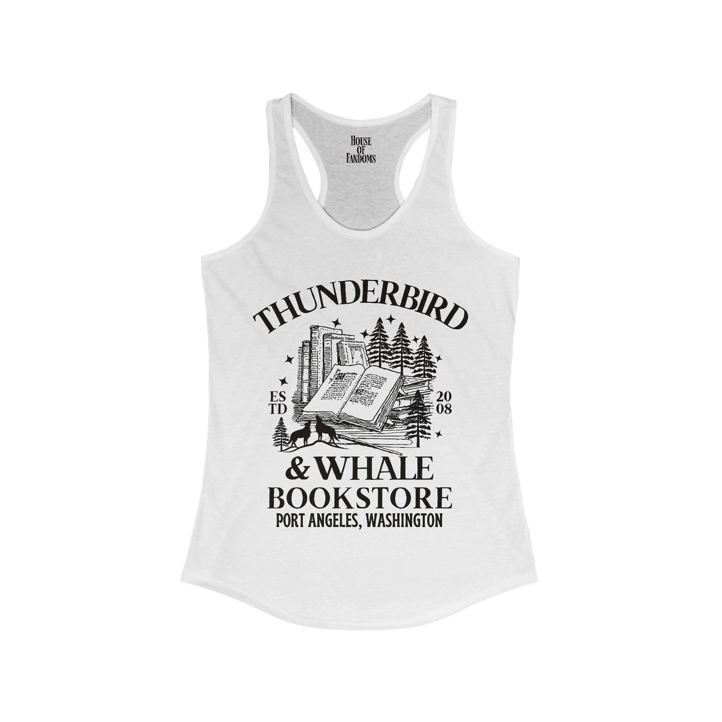 Twilight Saga Movie Book Shirt Tank - Thunderbird and Whale