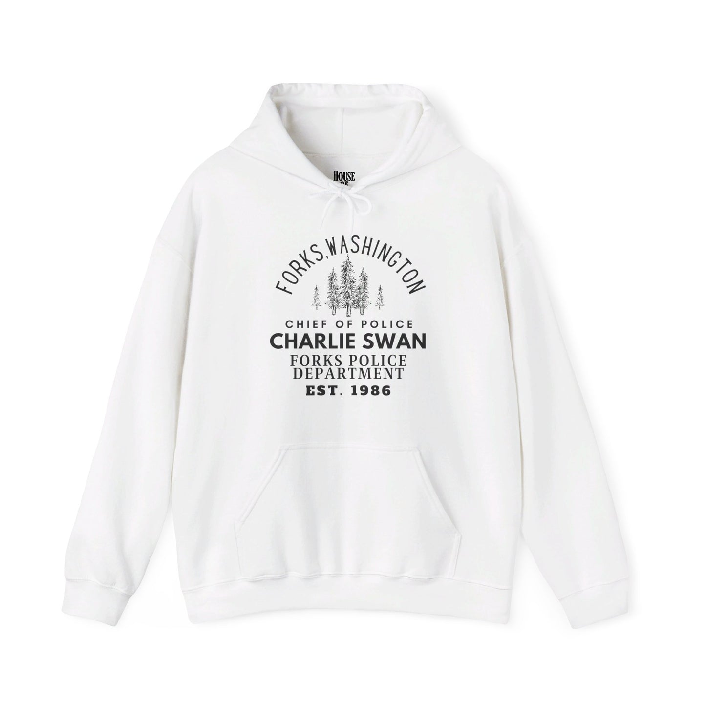 Twilight Saga Movie Book Hoodie - Sheriff Charlie Swan