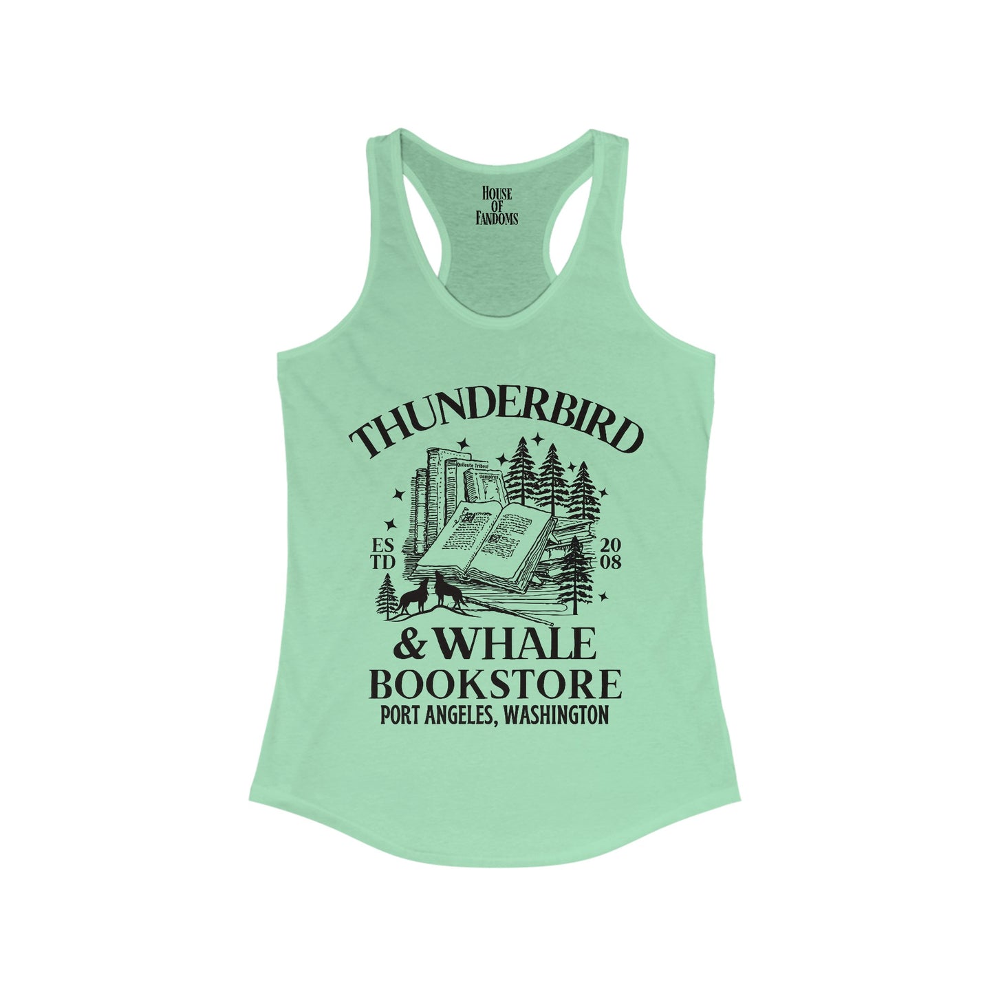 Twilight Saga Movie Book Shirt Tank - Thunderbird and Whale