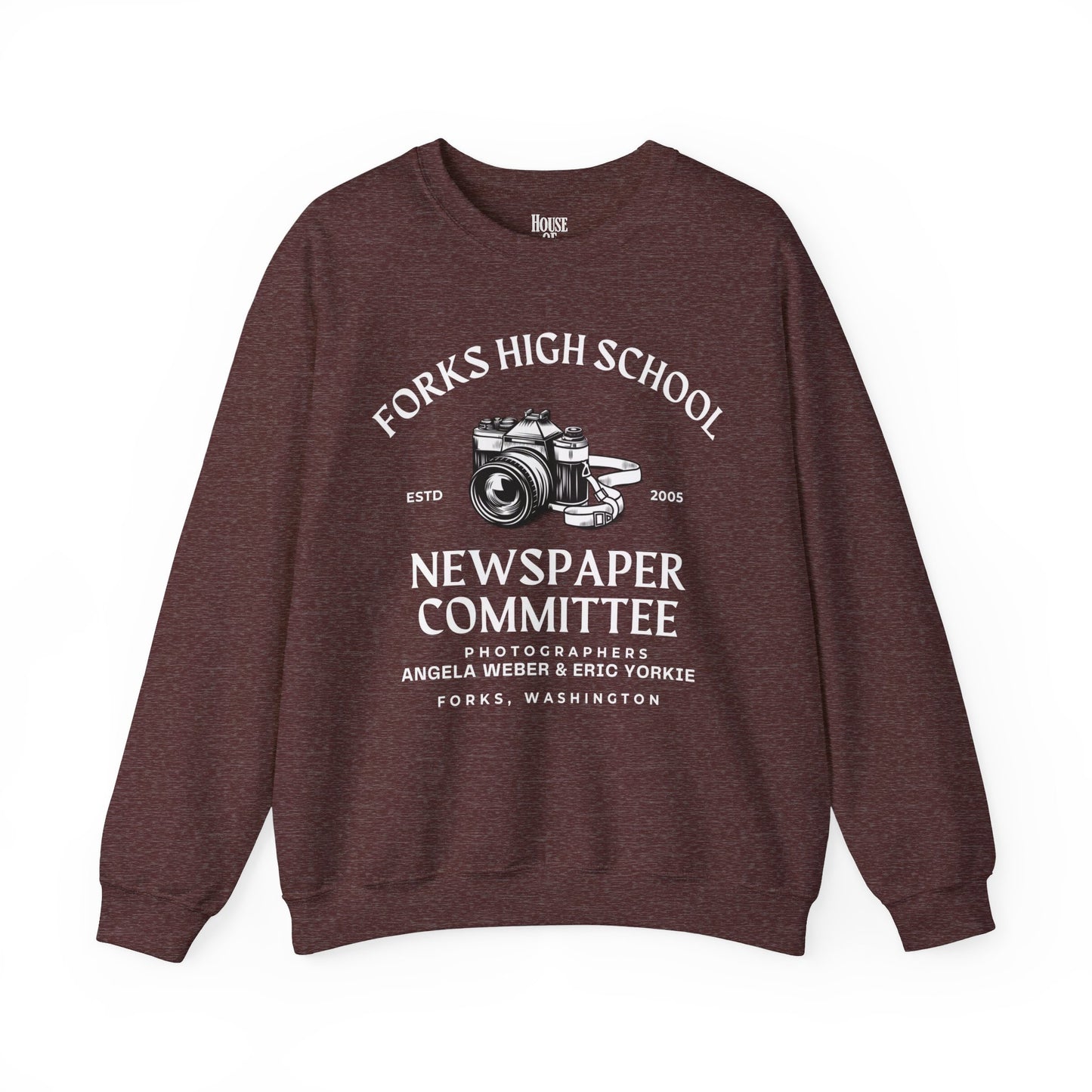 Twilight Saga Book Movie Sweatshirt - Forks High School Newspaper Committee