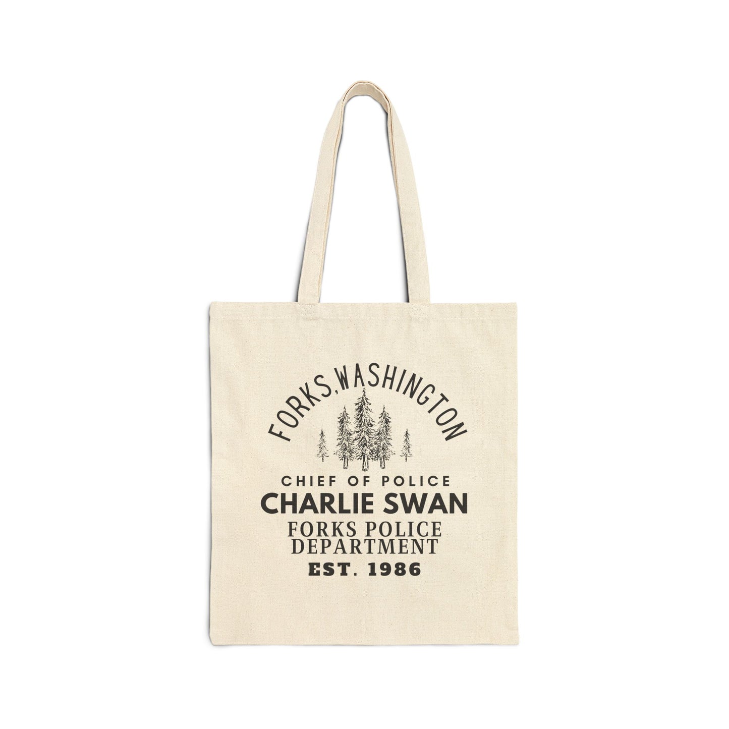 Twilight Saga Movie Book Tote Bag - Sheriff Charlie Swan