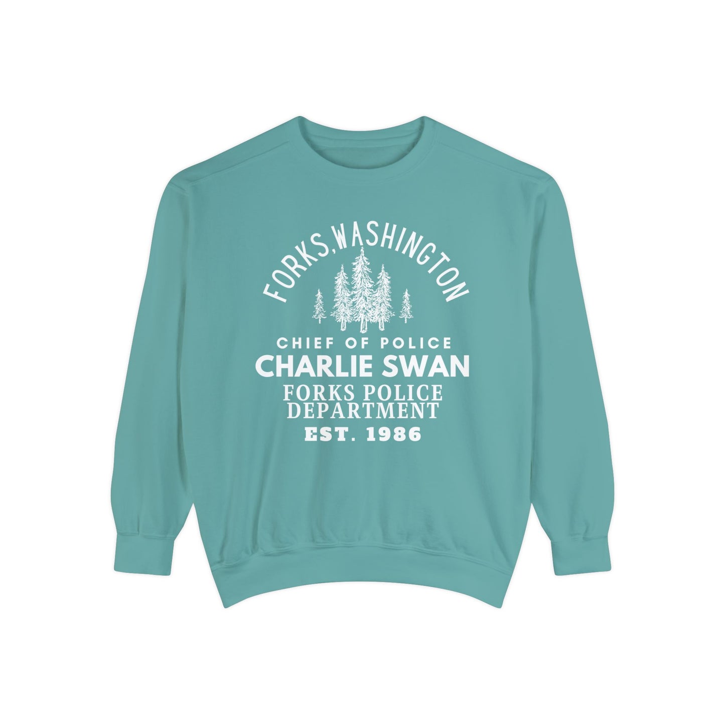 Comfort Colors® Twilight Saga Movie Book Sweatshirt - Sheriff Charlie Swan