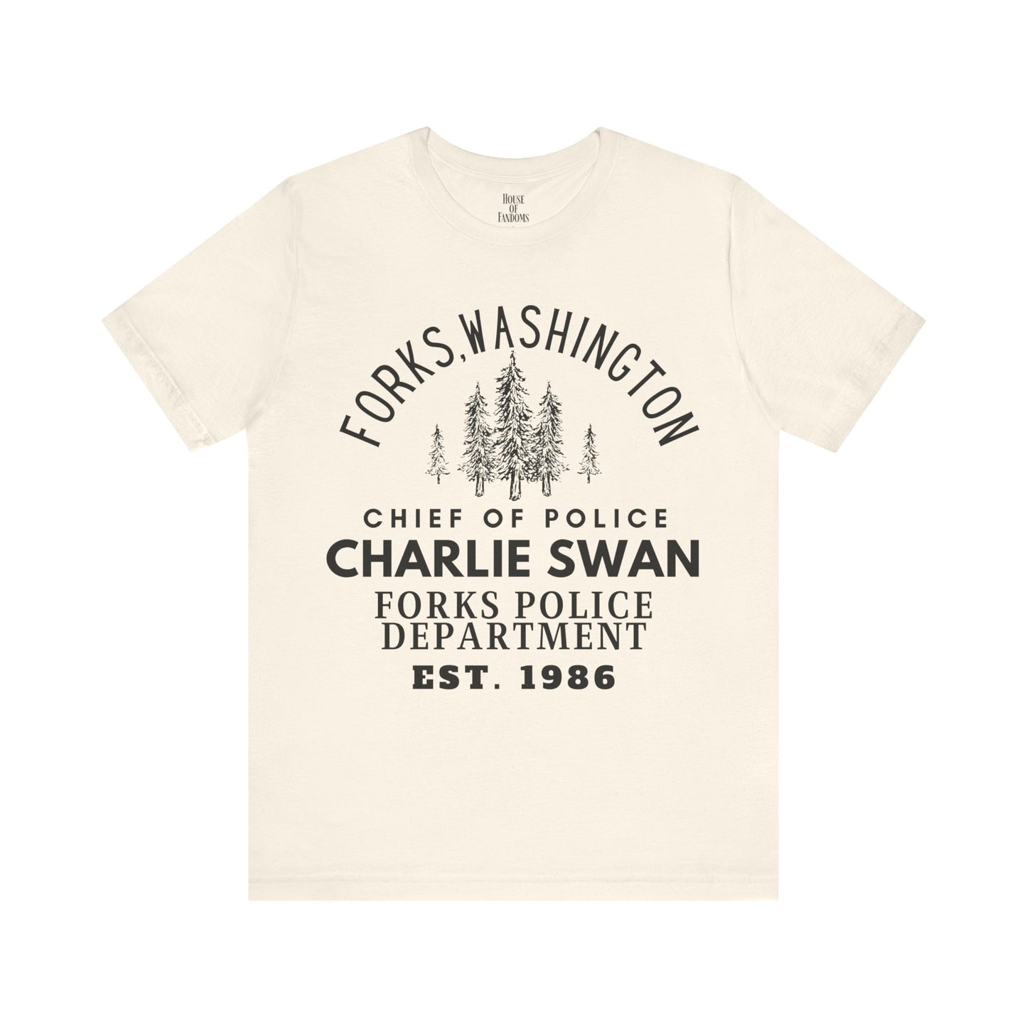 Twilight Saga Movie Book Shirt - Sheriff Charlie Swan