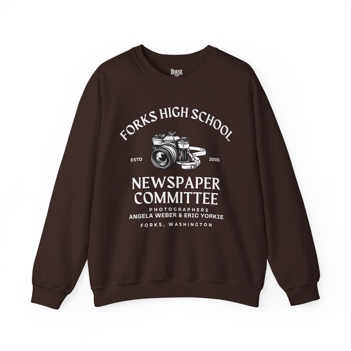 Twilight Saga Book Movie Sweatshirt - Forks High School Newspaper Committee