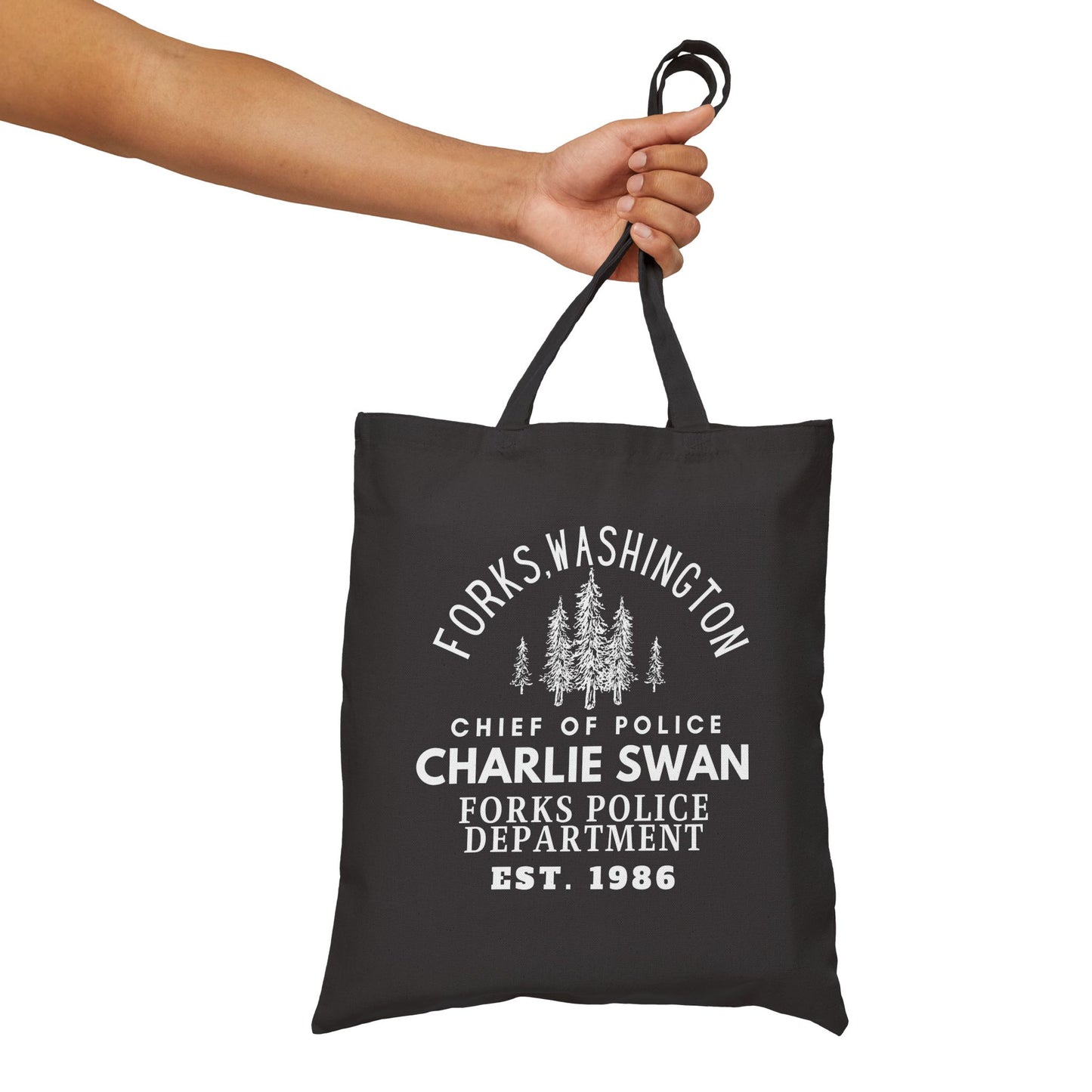 Twilight Saga Movie Book Tote Bag - Sheriff Charlie Swan