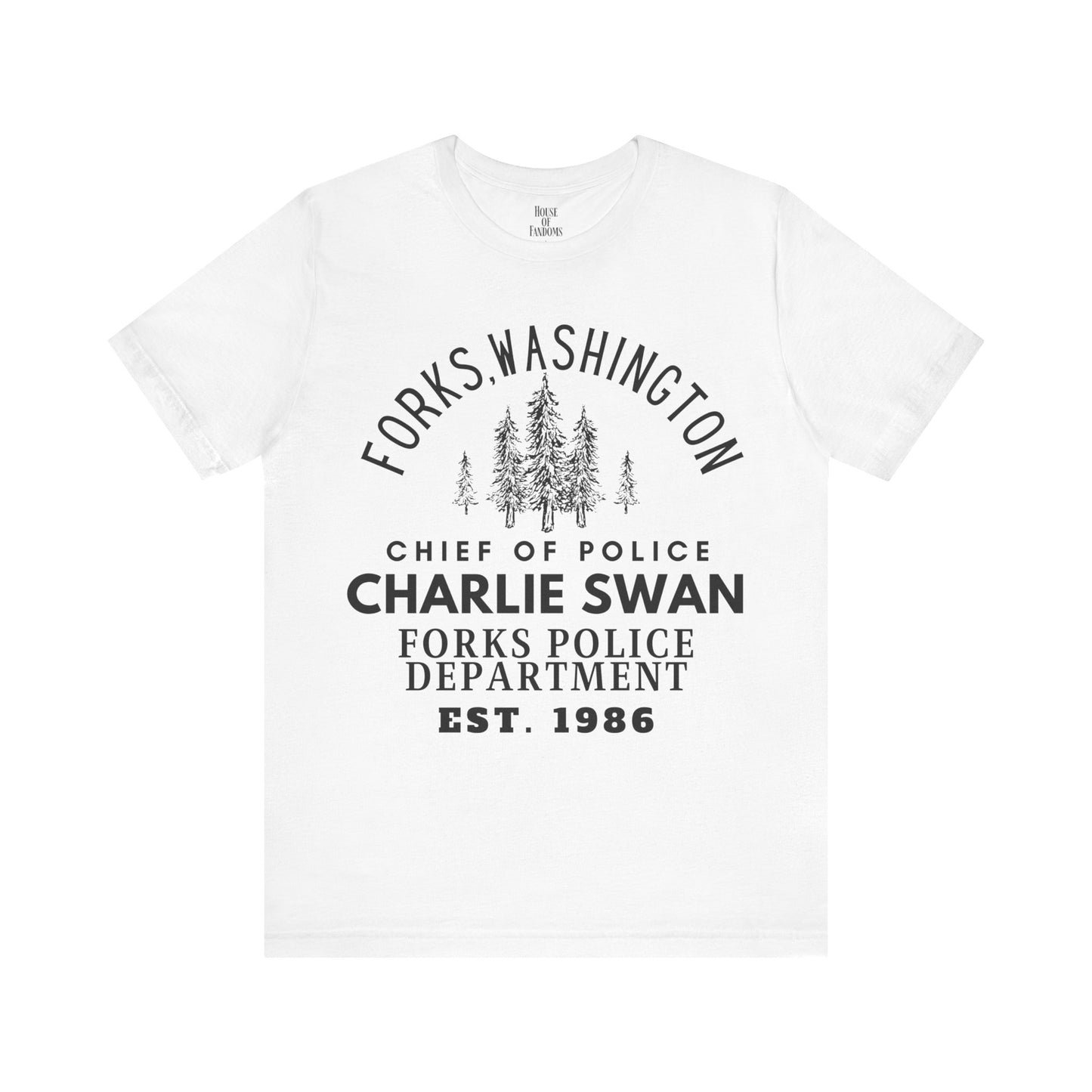 Twilight Saga Movie Book Shirt - Sheriff Charlie Swan