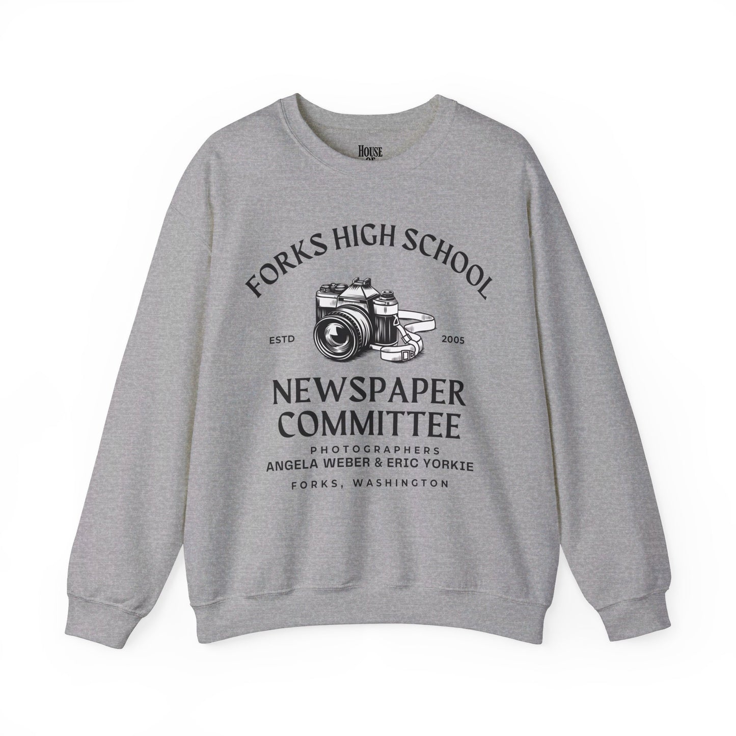 Twilight Saga Book Movie Sweatshirt - Forks High School Newspaper Committee