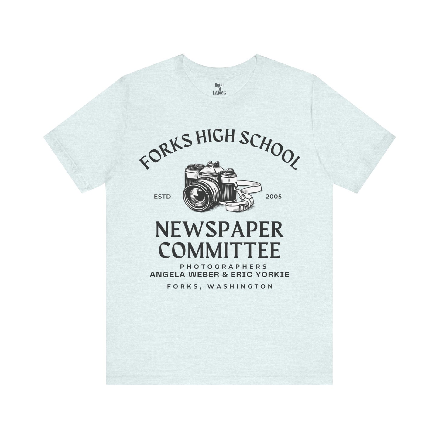 Twilight Saga Movie Book Shirt - Forks High School Newspaper Committee