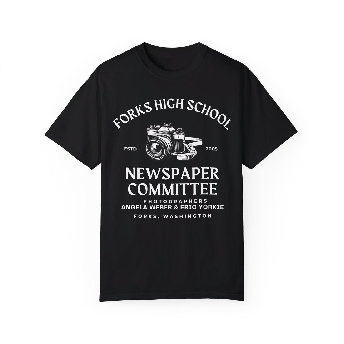 Comfort Colors® Twilight Saga Movie Book Shirt - Forks High School Newspaper Committee