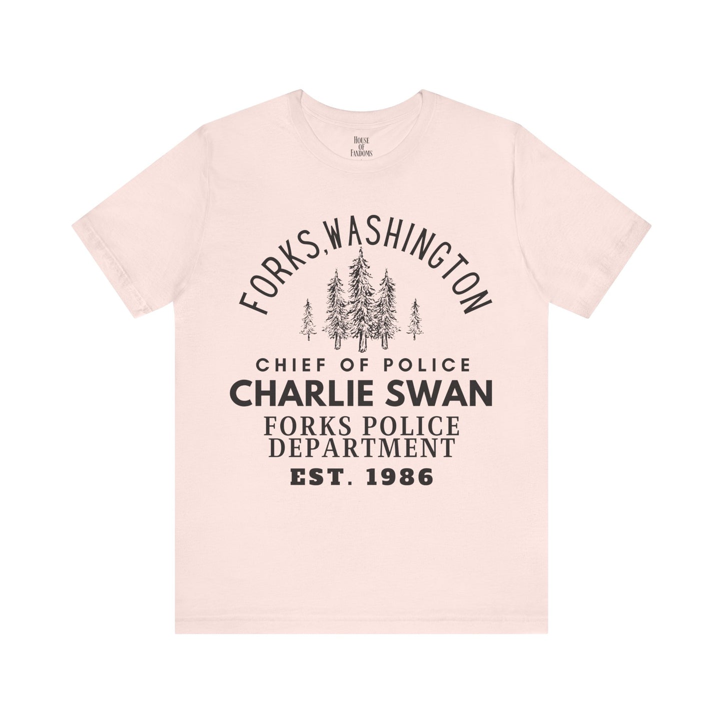 Twilight Saga Movie Book Shirt - Sheriff Charlie Swan