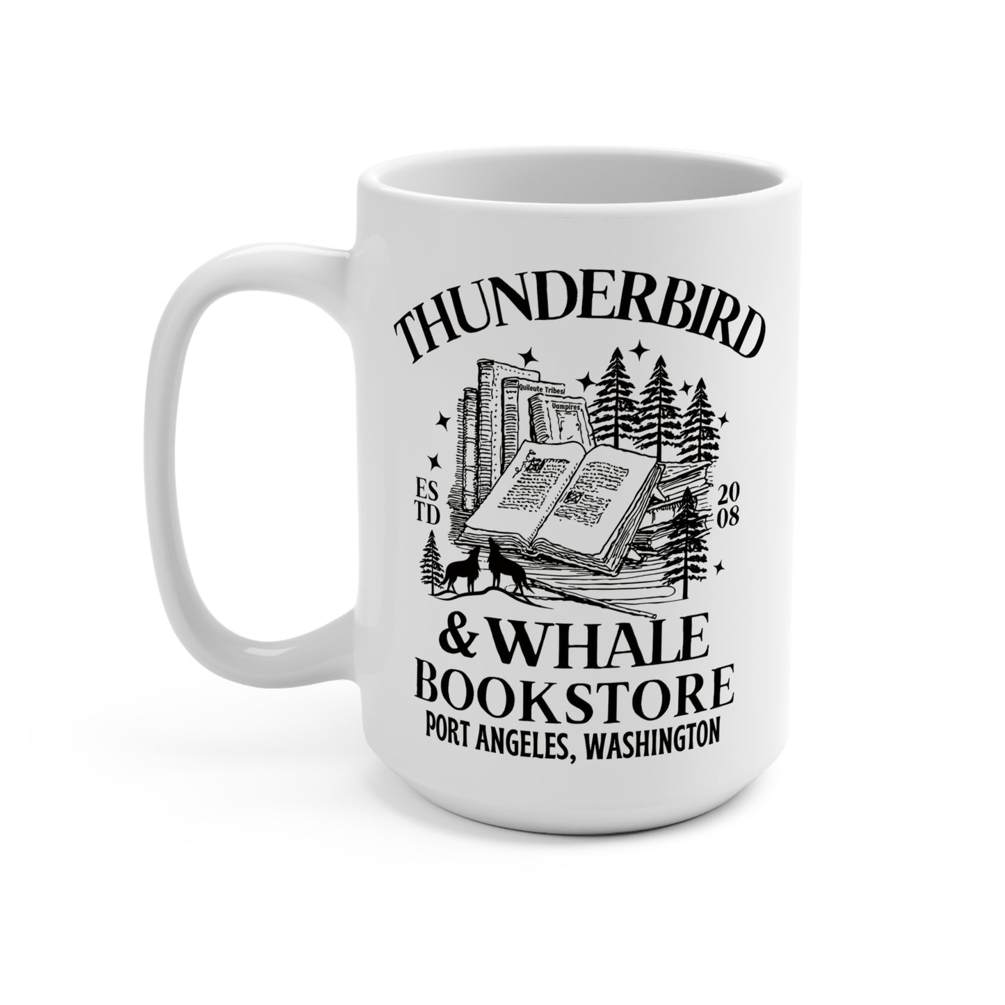 Twilight Saga Movie Book Coffee Mug 15oz - Thunderbird and Whale Bookstore