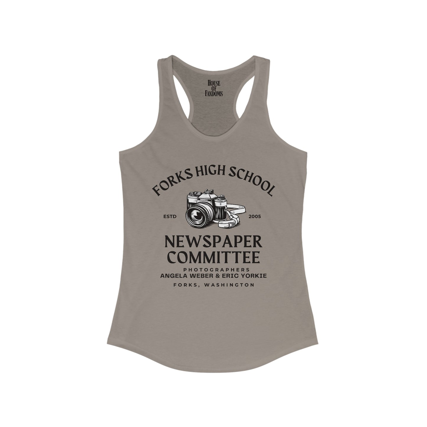 Twilight Saga Movie Book Shirt Tank - Forks High School Newspaper Committee