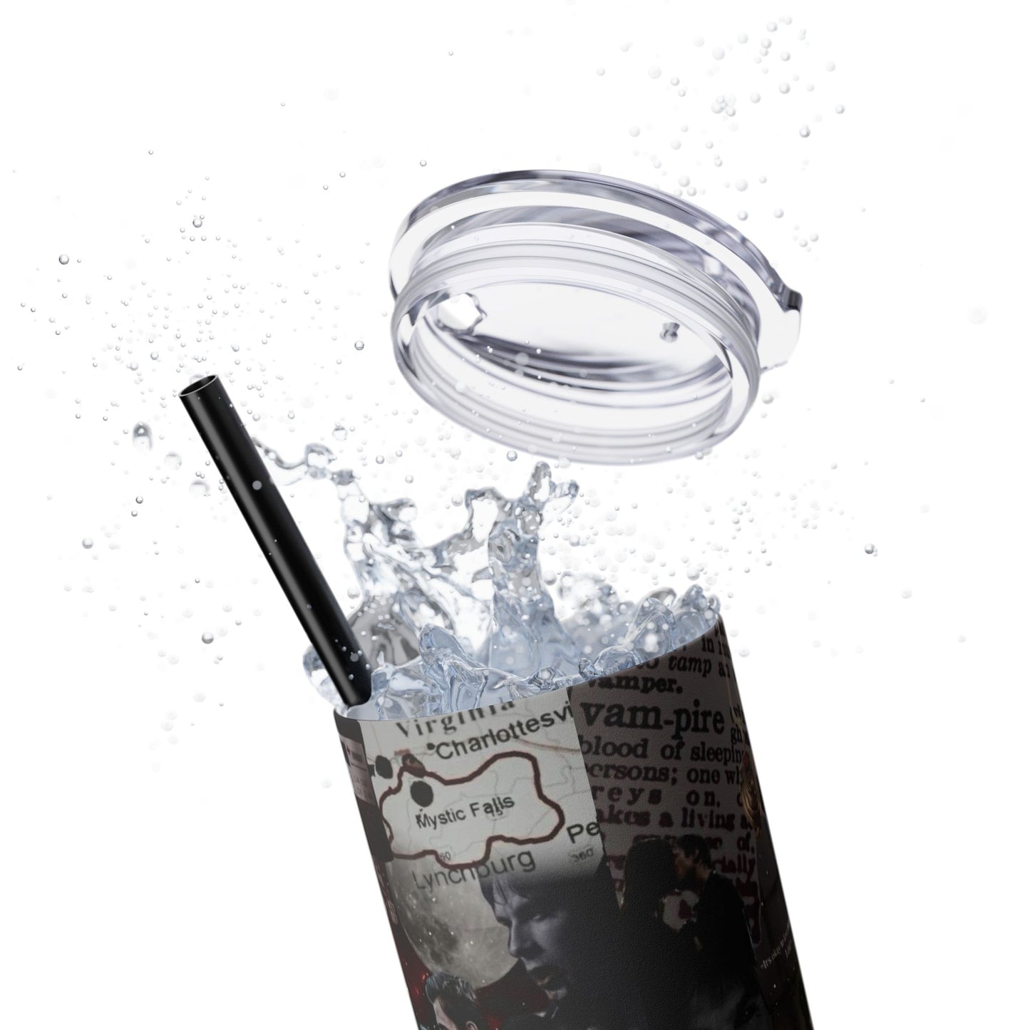 The Vampire Diaries TV Show 20oz Skinny Tumbler with Straw