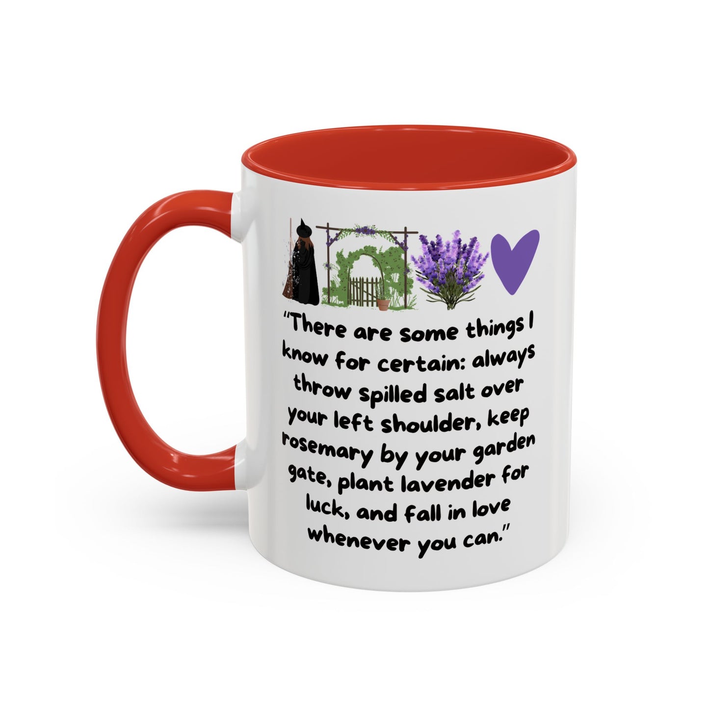 Practical Magic Colored Handle 11 oz or 15 oz Coffee Mug