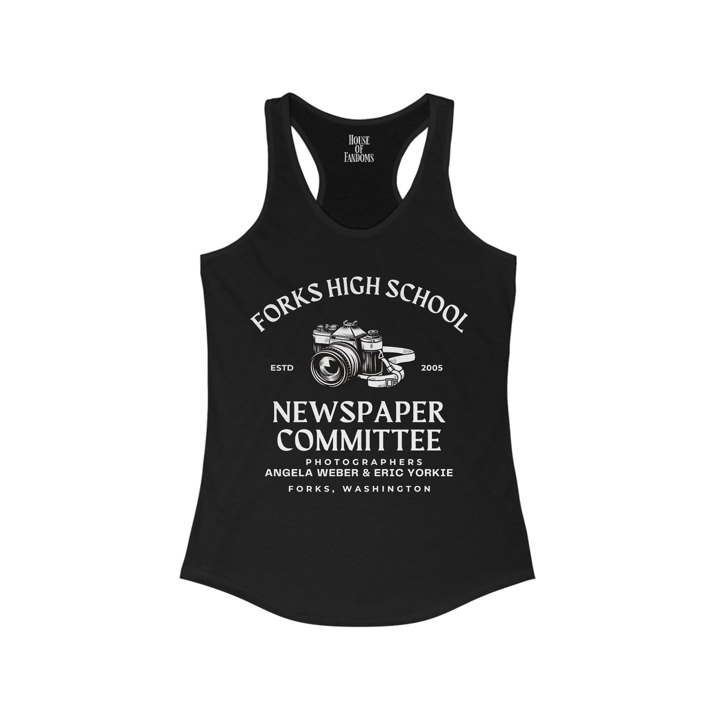 Twilight Saga Movie Book Shirt Tank - Forks High School Newspaper Committee