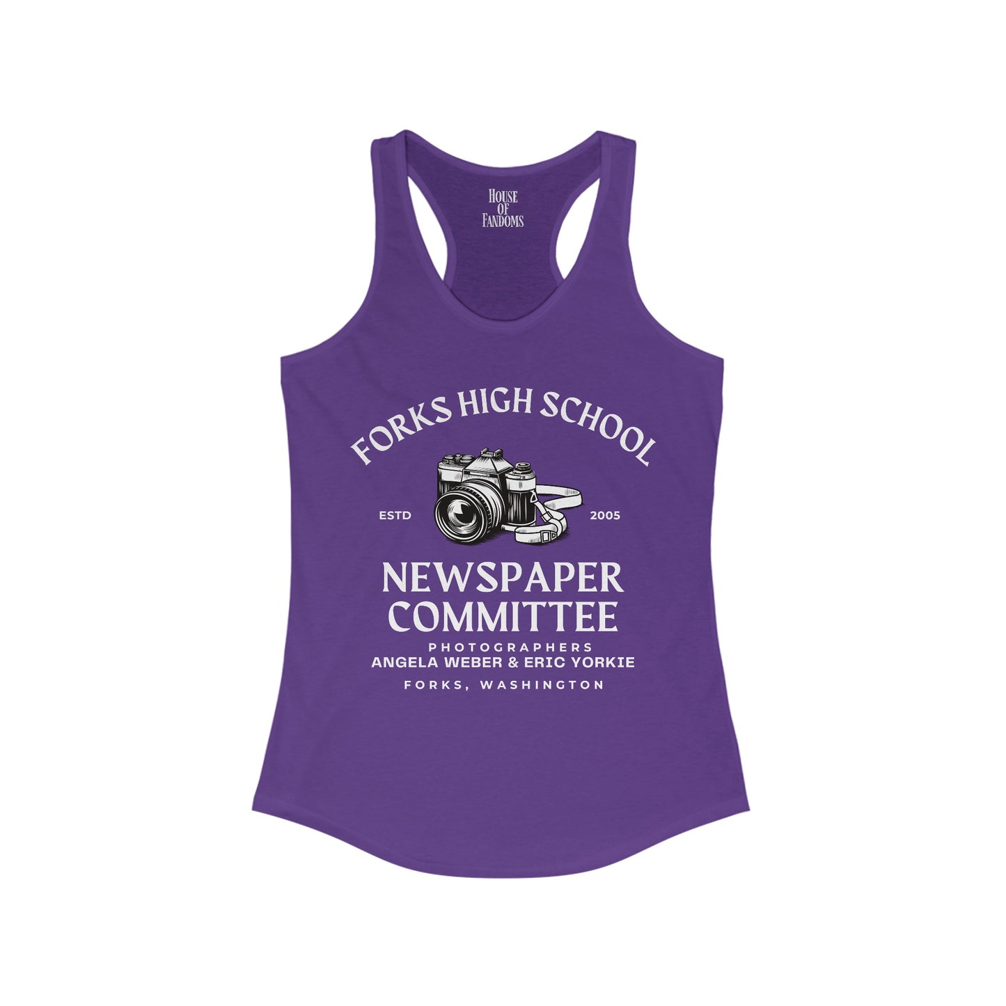 Twilight Saga Movie Book Shirt Tank - Forks High School Newspaper Committee