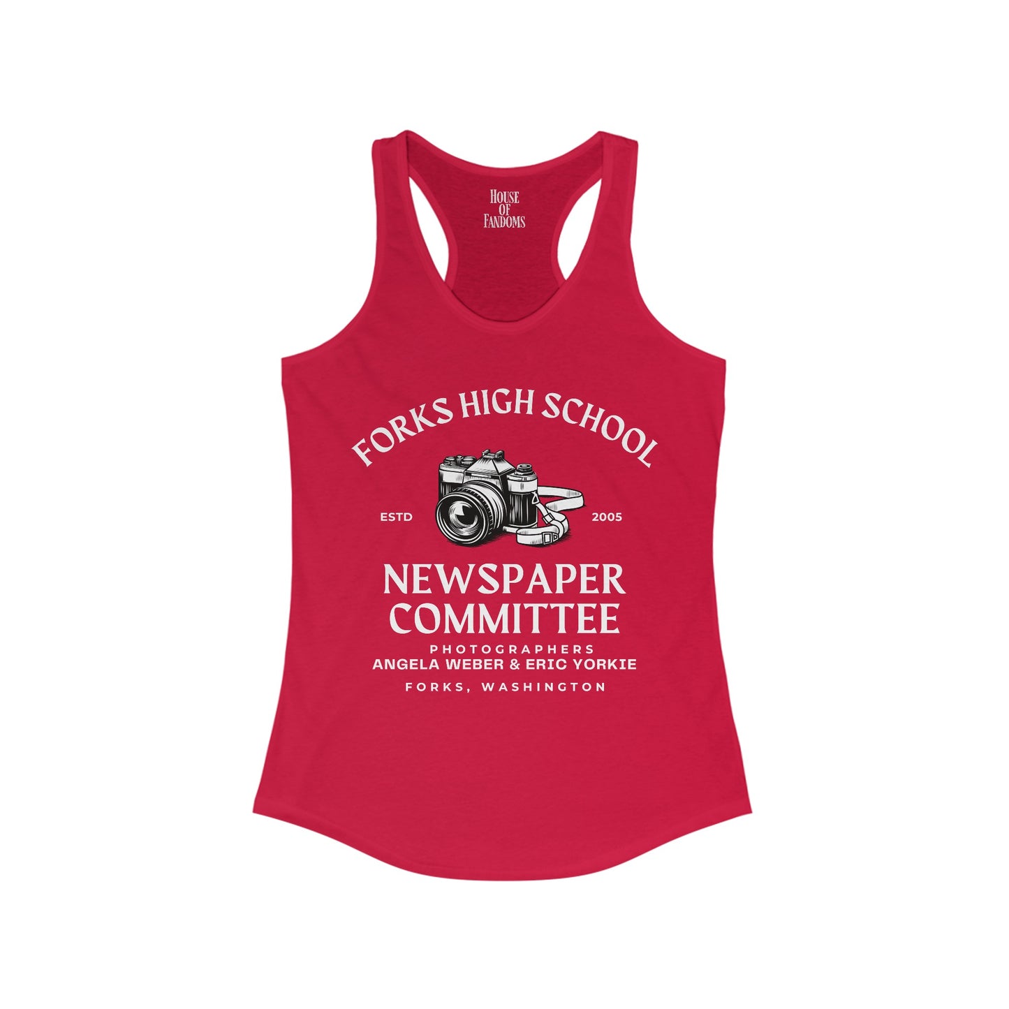 Twilight Saga Movie Book Shirt Tank - Forks High School Newspaper Committee