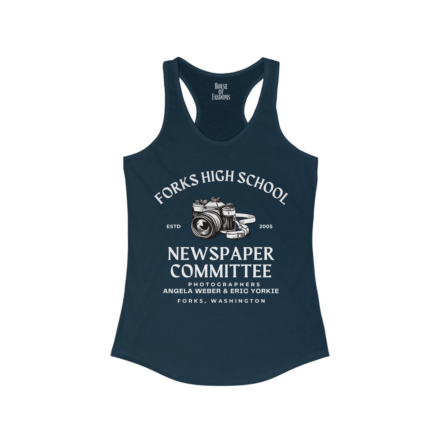 Twilight Saga Movie Book Shirt Tank - Forks High School Newspaper Committee