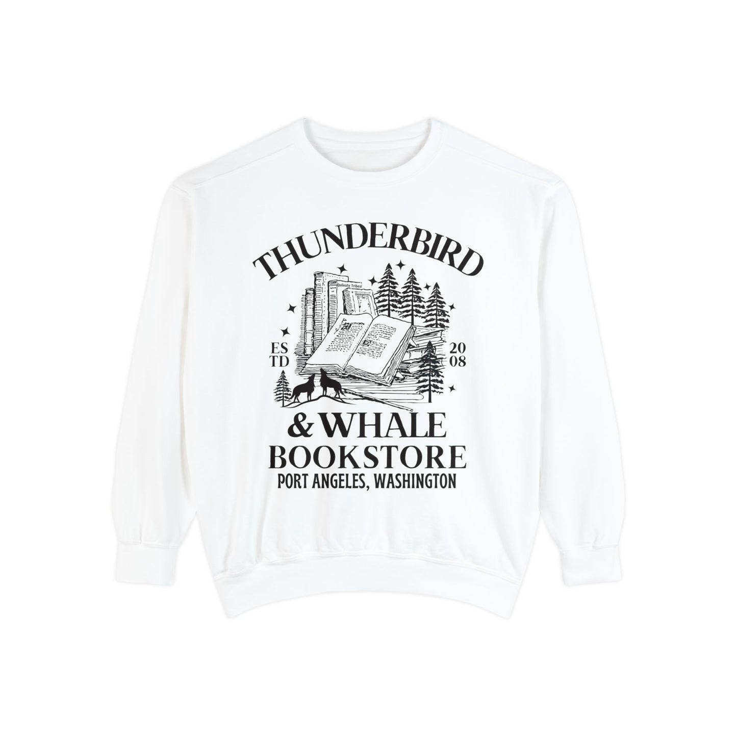 Comfort Colors® Twilight Saga Movie Book Sweatshirt - Thunderbird and Whale Bookstore