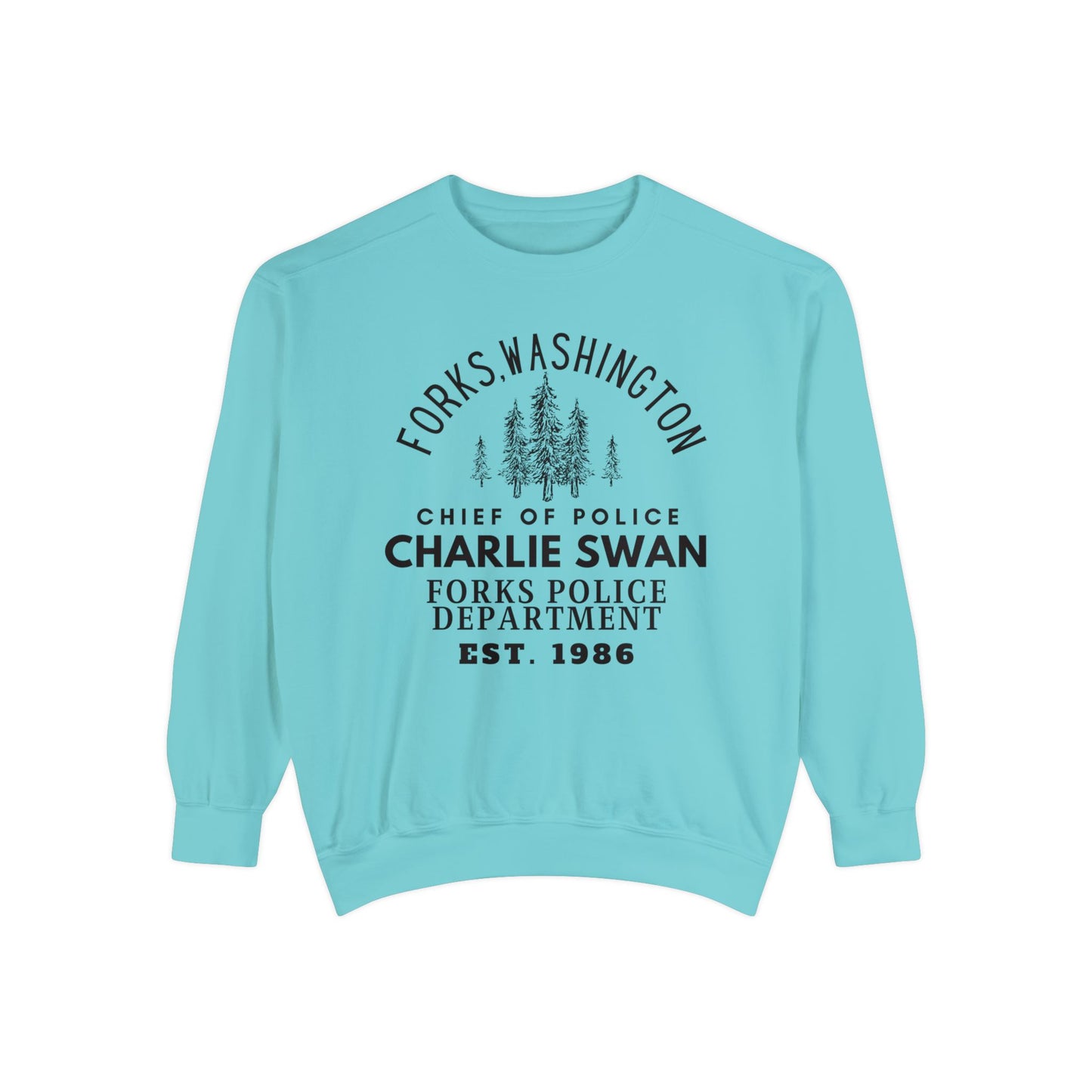 Comfort Colors® Twilight Saga Movie Book Sweatshirt - Sheriff Charlie Swan