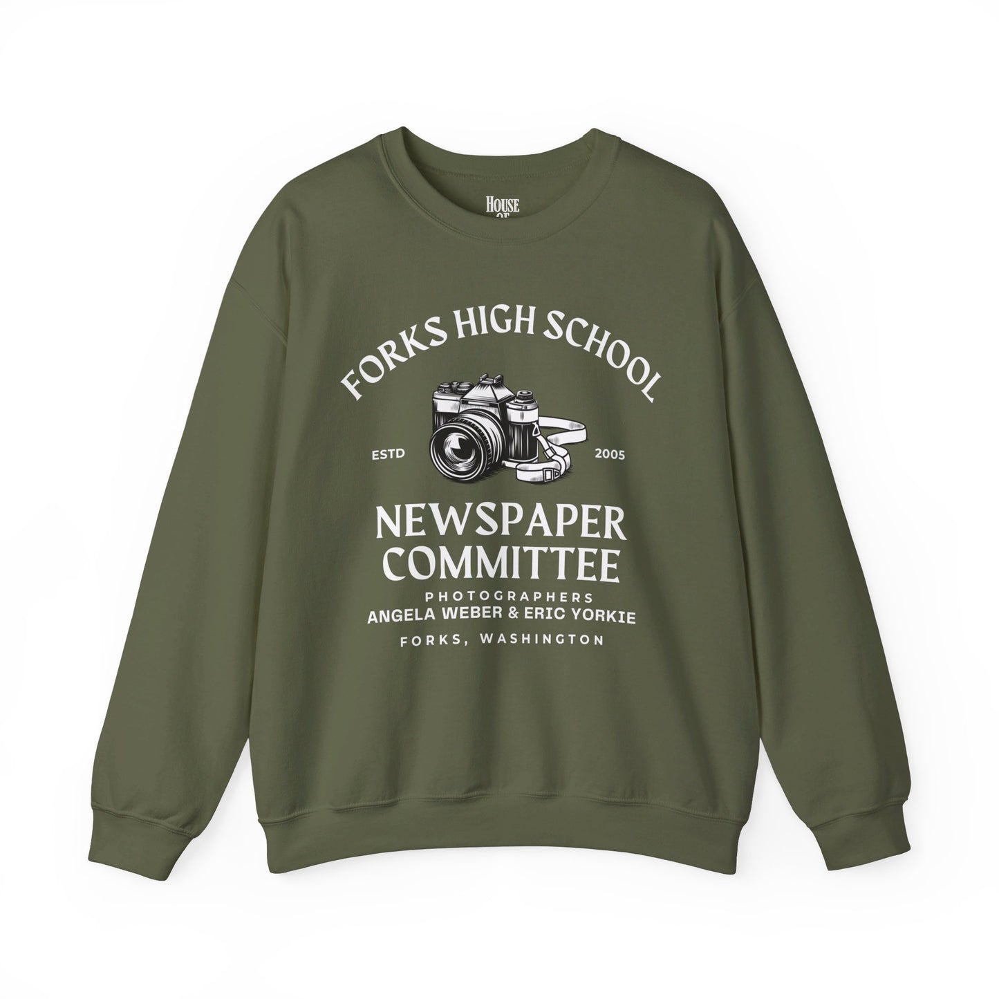 Twilight Saga Book Movie Sweatshirt - Forks High School Newspaper Committee