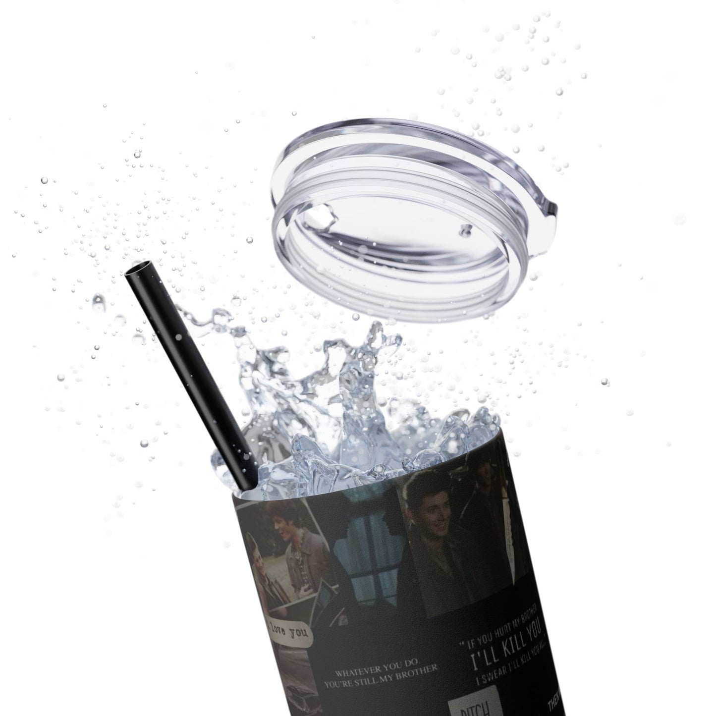 Supernatural TV Show Skinny Tumbler