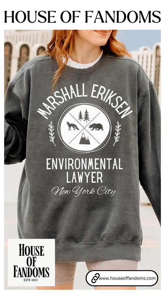 Comfort Colors® How I Met Your Mother TV Show Sweatshirt - Marshall Eriksen