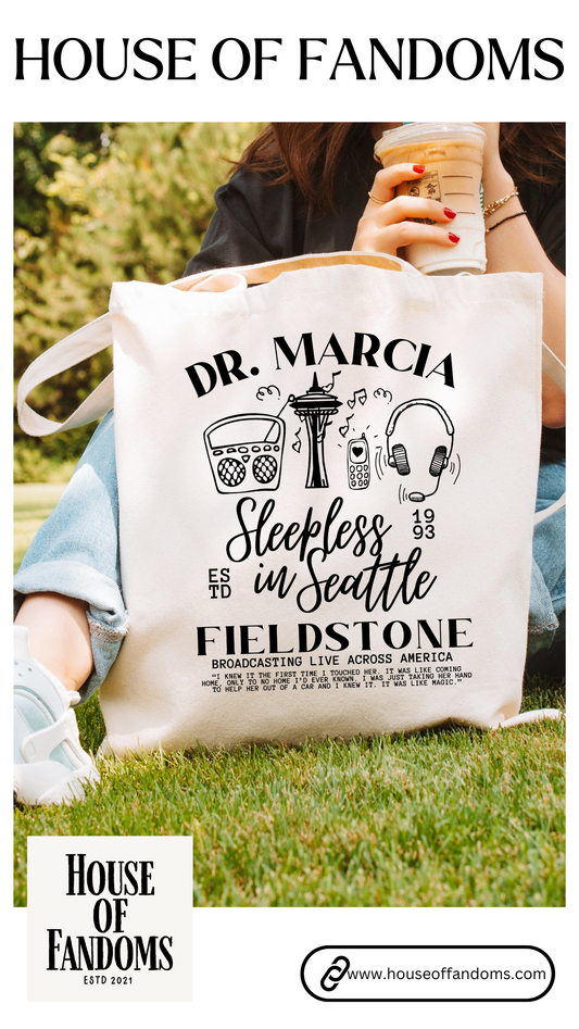 Sleepless in Seattle Movie Tote Bag