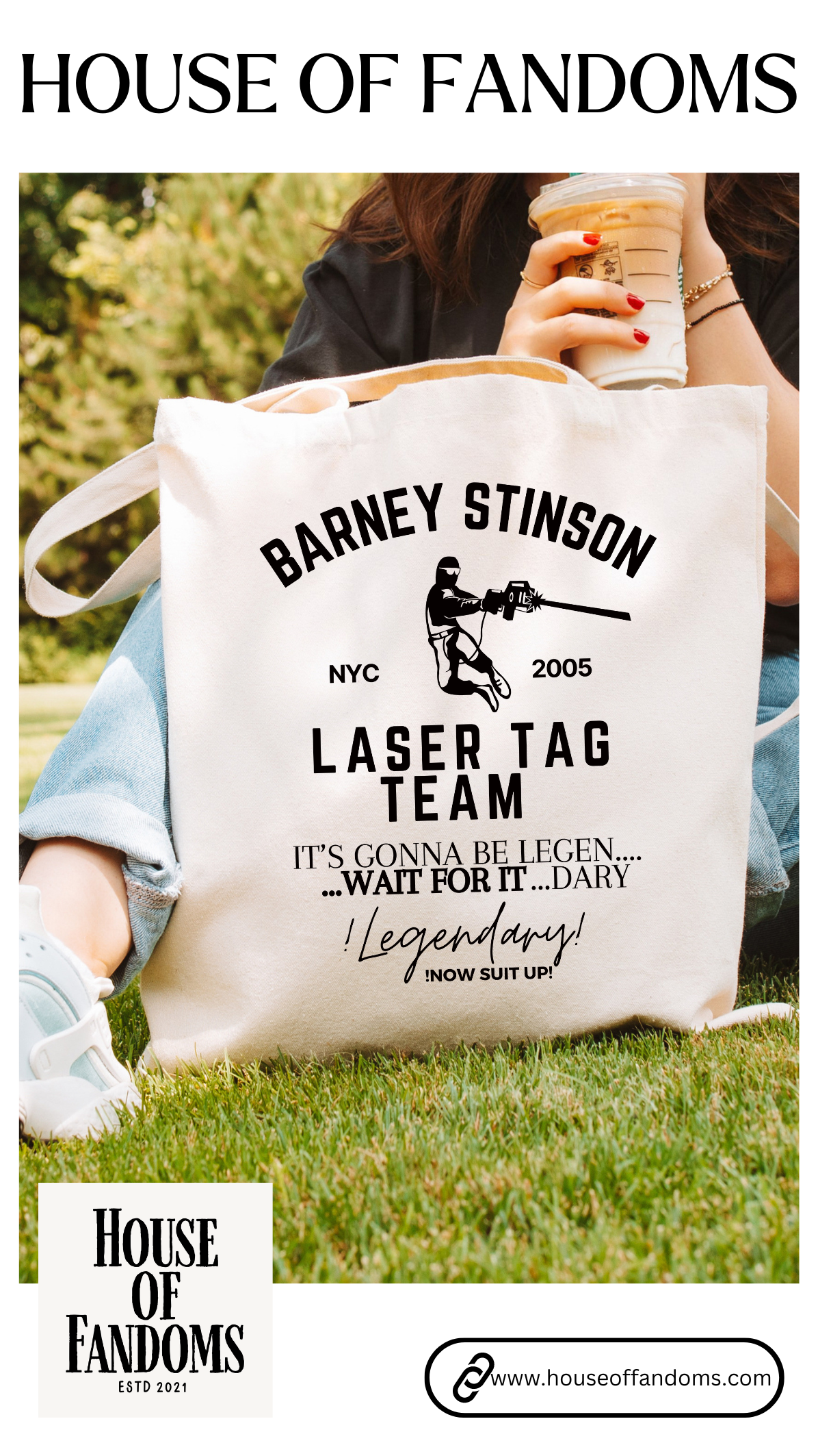 How I Met Your Mother TV Show Tote Bag - Barney Stinson