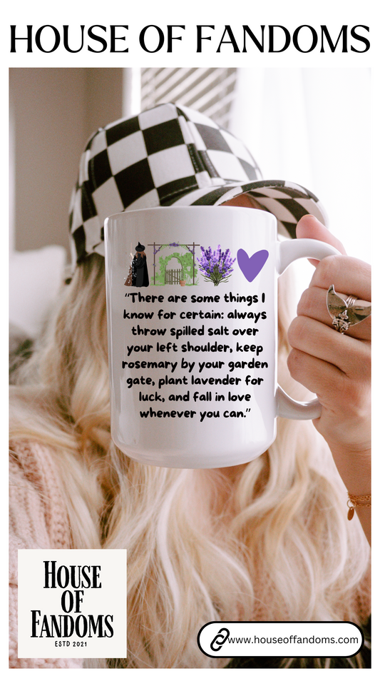 Practical Magic Big White 15 oz Coffee Mug