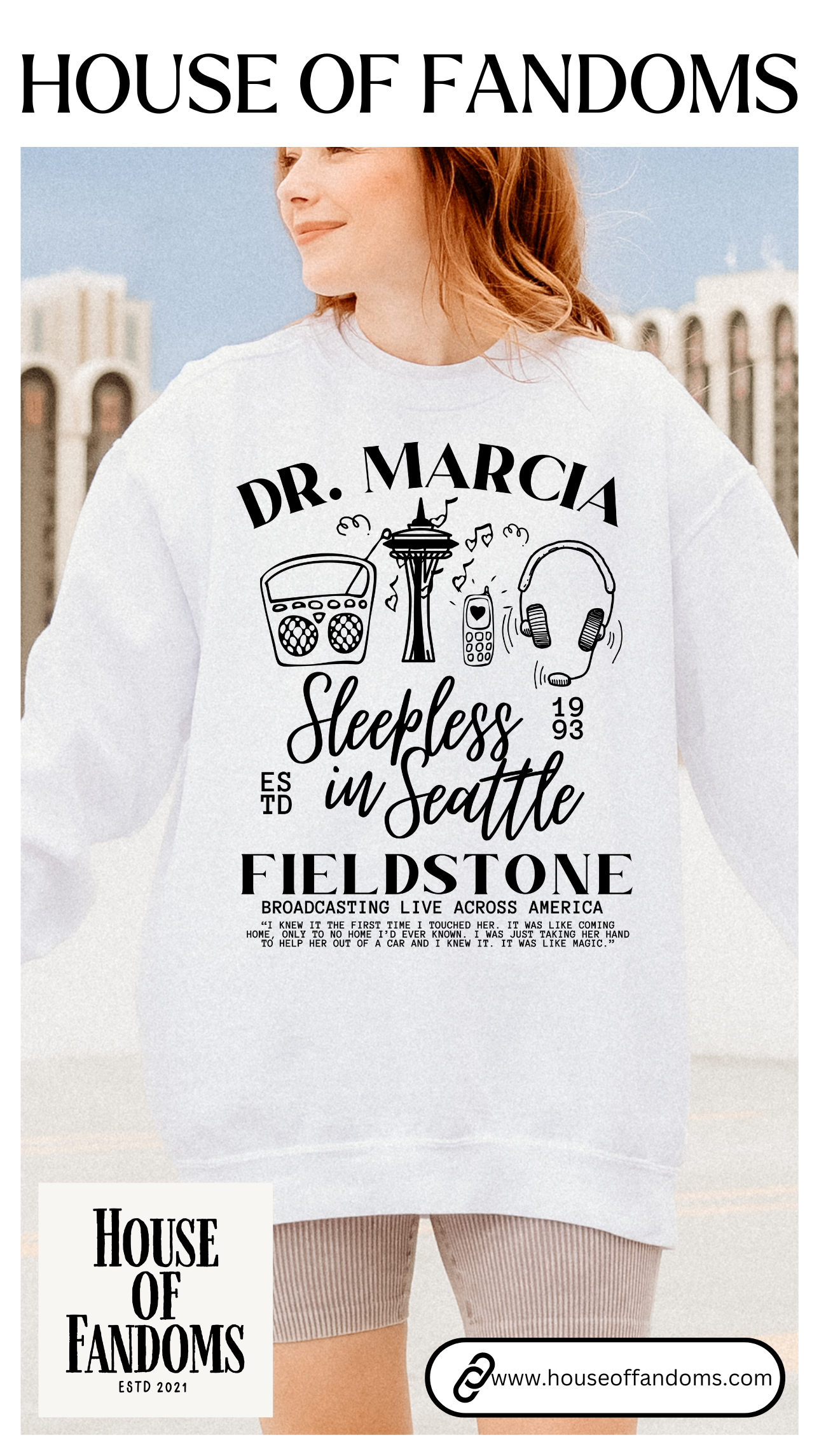 Comfort Colors® Sleepless in Seattle Movie Sweatshirt