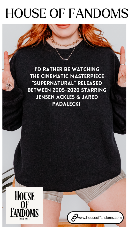 Supernatural TV Show Sweatshirt