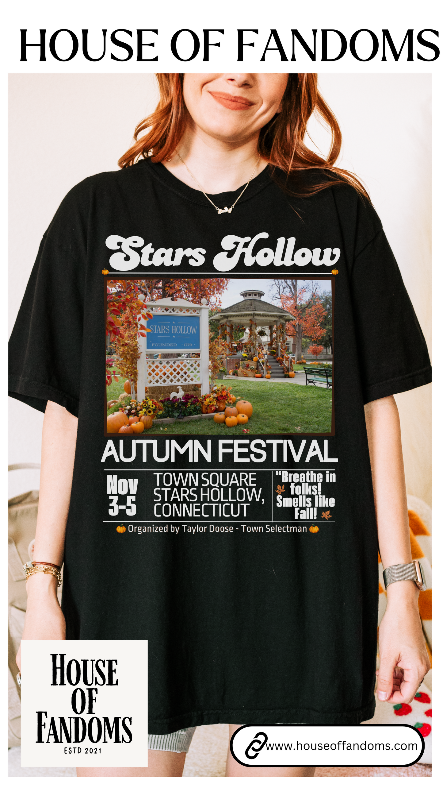 Comfort Colors® Gilmore Girls Shirt - Stars Hollow Autumn Festival