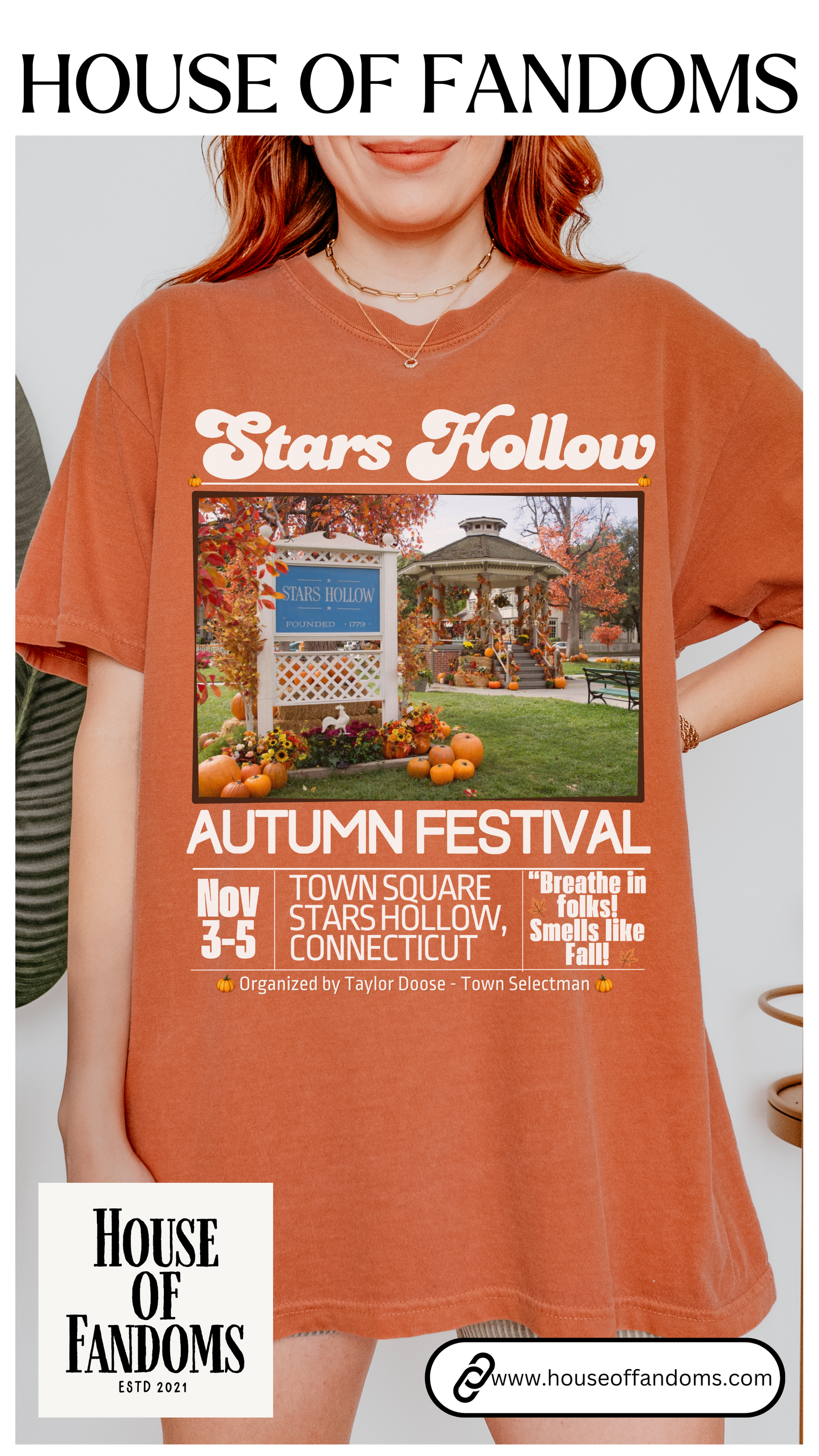 Comfort Colors® Gilmore Girls Shirt - Stars Hollow Autumn Festival