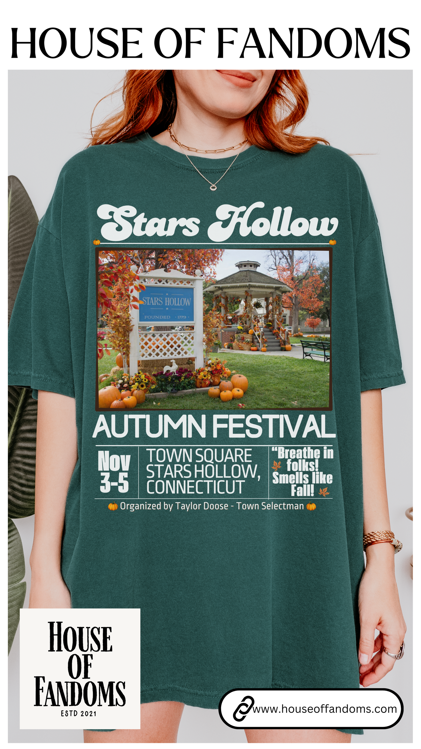 Comfort Colors® Gilmore Girls Shirt - Stars Hollow Autumn Festival