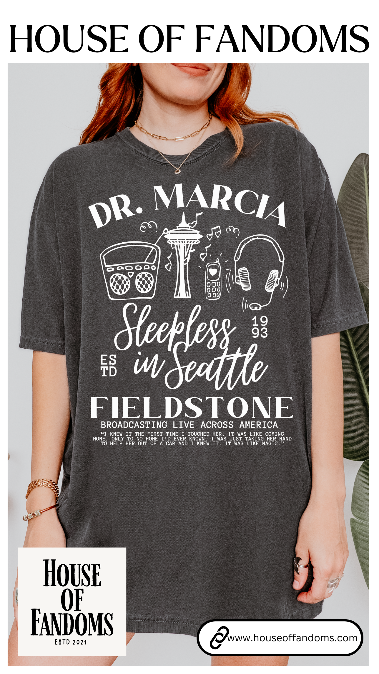 Comfort Colors® Sleepless in Seattle Movie Shirt