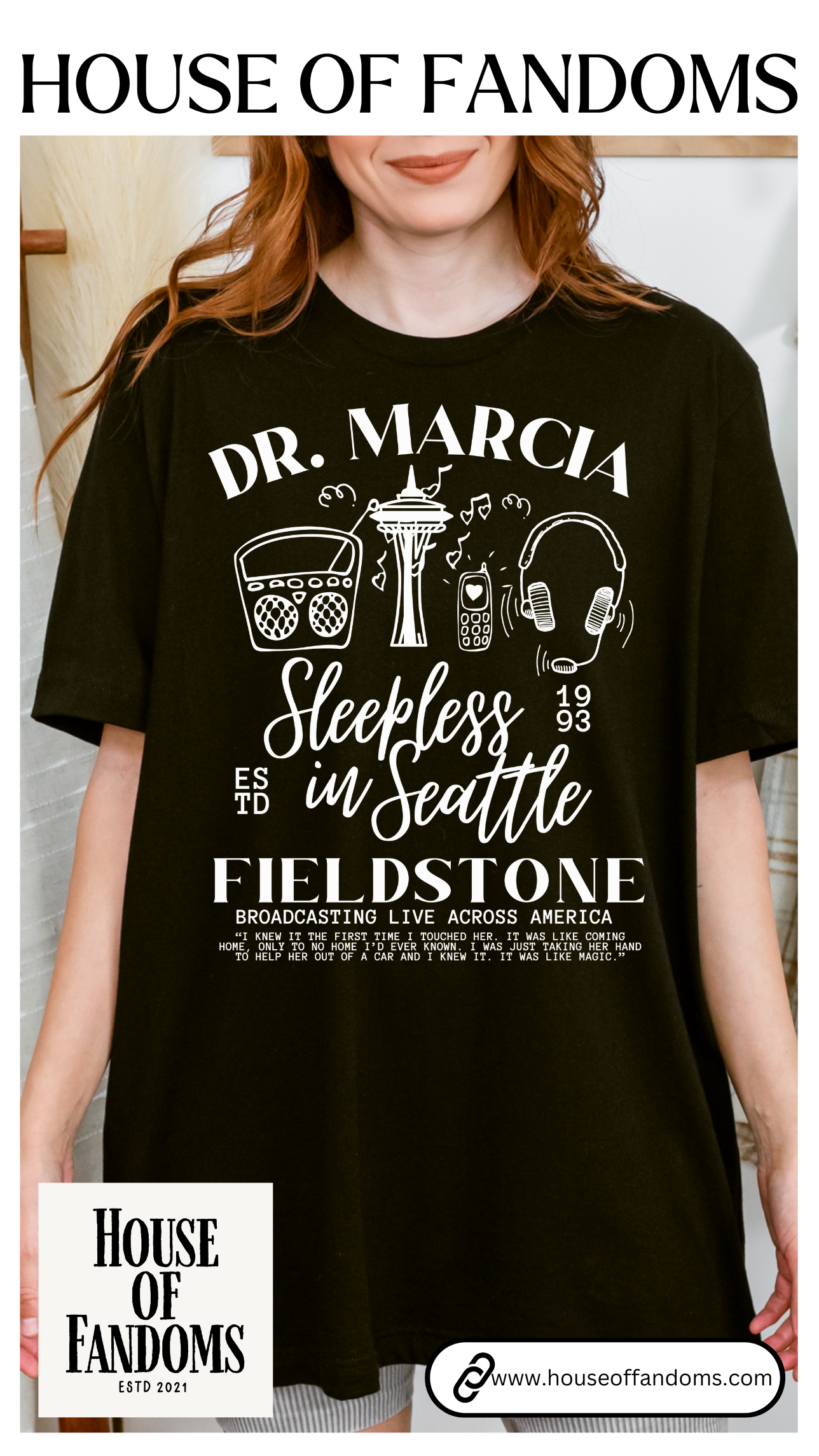 Sleepless in Seattle Movie Shirt