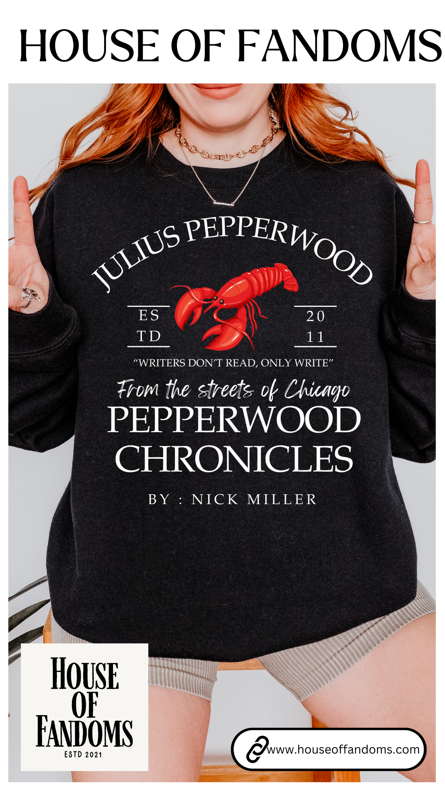 New Girl TV Show Sweatshirt - Julius Pepperwood