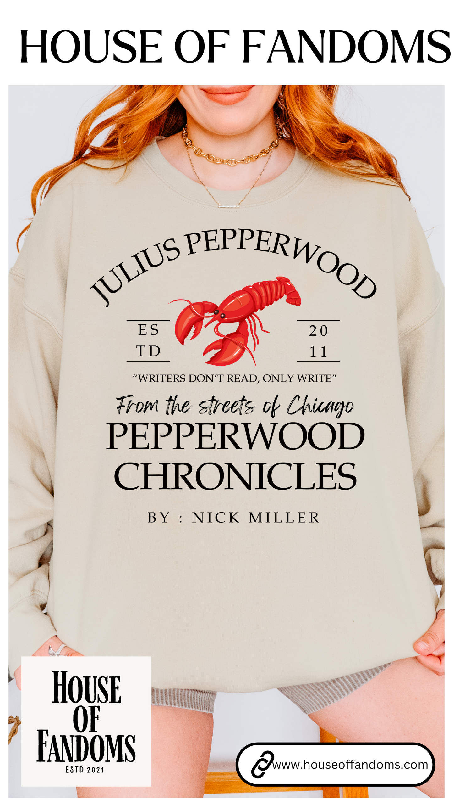 New Girl TV Show Sweatshirt - Julius Pepperwood